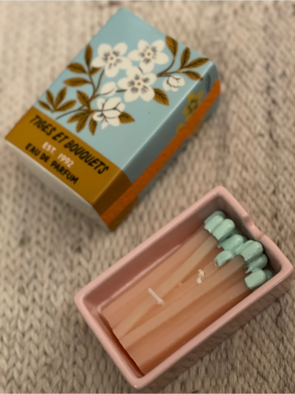 Matchbox Fresh Cotton Blossom & Neroli Ceramic Candle from Anthropologie - Picture 5 of 15